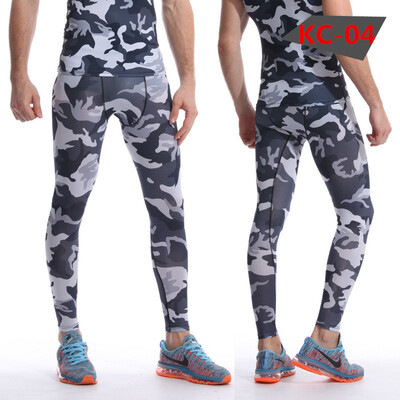 

camouflage Fitness pants male Elastic force Fast drying Sports pants Run Riding Basketball Physical exercise Tight trousers