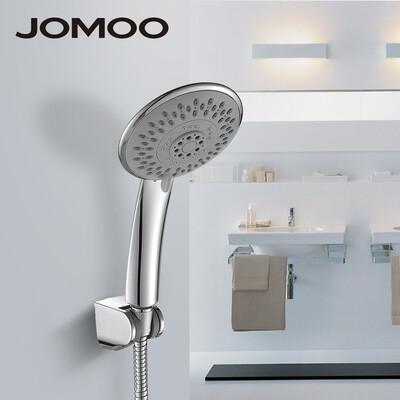 

JOMOO 5 струйная 5-дюймовая душевая головка для ванной комнаты с настенным кронштейном из ABS и 1,5-миллиметровым душем для душа из нержавеющей стали Душа Chuveiro