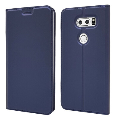 

Роскошный чехол для кошелька для LG V30 Высококачественная искусственная кожа с флип-обложкой Kickstand Anti-shock Full Protection