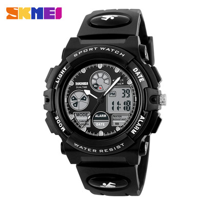 

Mens Dual Time Zones Analog-Digital Alarm Chrono Light Sports Watch