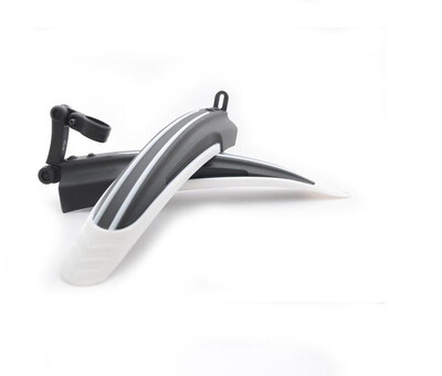 

Qian Xu bike fender bike lane front&rear fender fender fender riding accessories 1 pair of extended version 4 colors