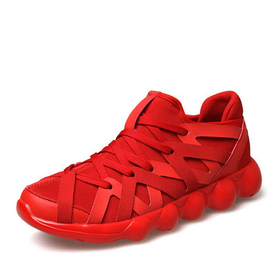 

2018 New Arrival Mens Breathable Running Shoes Male Shoes Men Sneakers Slip-On Comfortable Shoes Medium cut Sport Shoes