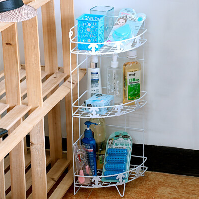 

【Jingdong Supermarket】 Besses bathroom racks three lace kitchen supplies corner storage racks BS-2006