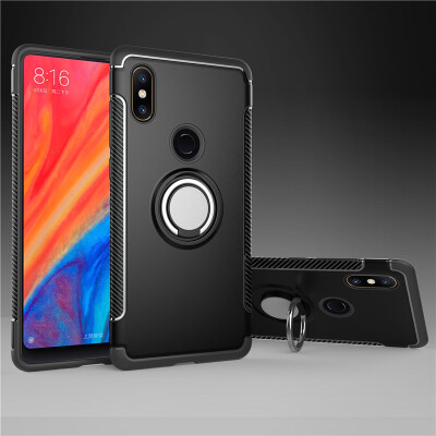 

Xiaomi Mix 22s Armor Car Magnetic Suction Ring Bracket Silicon TPU Hard PC Phone Case