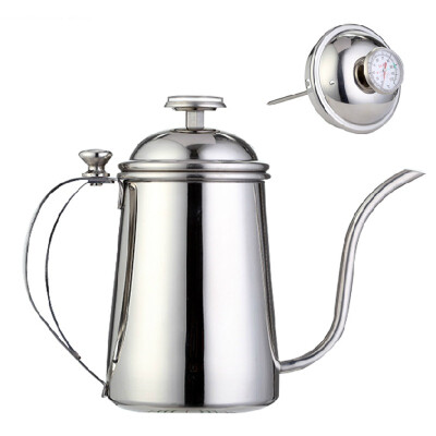 

Yami (Yami) stainless steel long mouth hand red coffee pot thermometer thin mouth pot YM8051 500cc