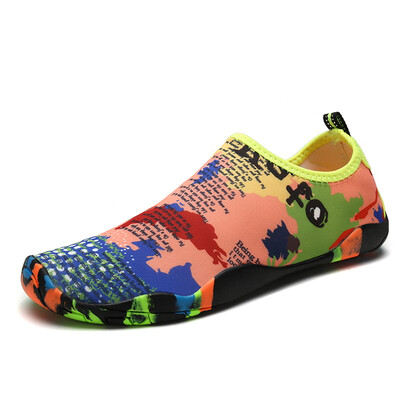 

Men Woman Barefoot Skin Sock Striped Shoes Beach Pool Water Socks Aqua Beach Swim Slipper On Surf Aqua Shoes