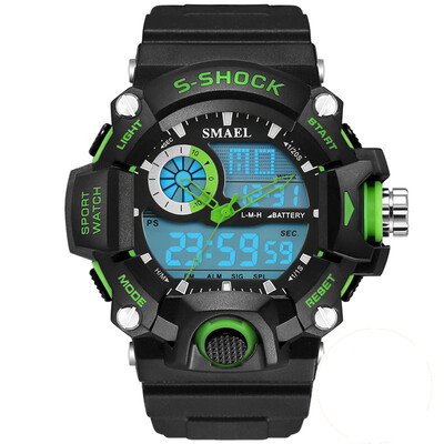 

SMAEL Watches Men Military Mens Watch Reloj Electronic Led Sport Wristwatch Digital Male Clock S Shock Sport Watch Men