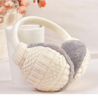 

2018 New Winter Earmuffs For Women Warm Unisex Ear Muffs Winter Ear Cover Knitted Plush Winter Ear Warmers