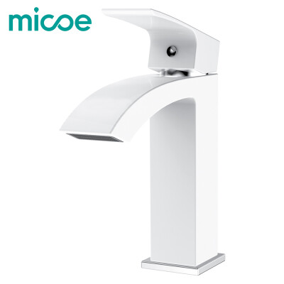 

Micoe Basin Faucet Ванная водопад Faucet Single Holder Single Hole Холодный и горячий смеситель Раковина для воды Современный кран