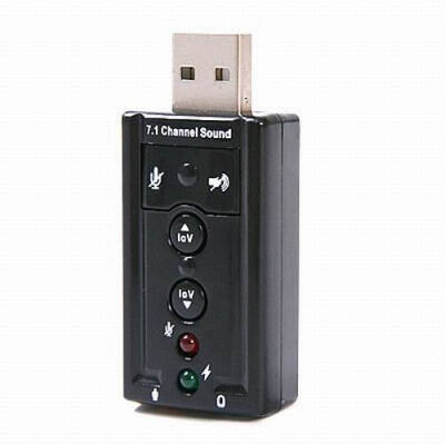 

Huayuan 71 Channel USB External Sound Card Audio Adapter