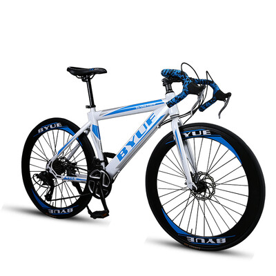 

BYUEBIKE bends road race bicycle dual disc brake for men&women cycling