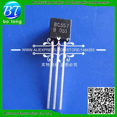 

Free shipping 50pcs/lot BC557C BC557 TO92 Best quality