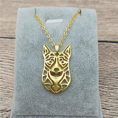 

New American Akita Necklace Trendy Style American Akita Pendant Necklace Women Fashion Pet Dog Jewellery