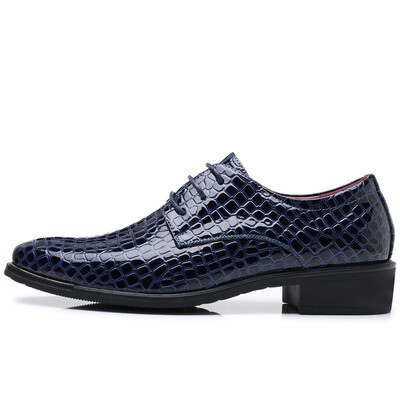 

JUQI Business Men Oxford Genuine Leather Shoes