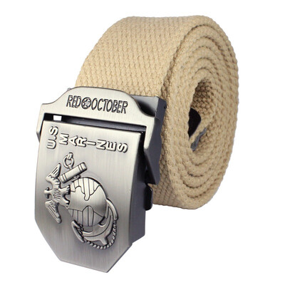 

Paulone P1009 outdoor sports military supplies canvas belt 511 belt green stripes