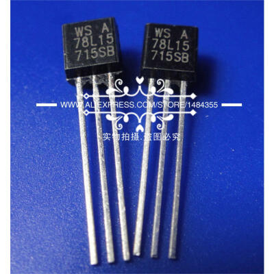 

free shipping 50pcs 78L15 WS78L15 Voltage Regulator TO-92 15V 100mA