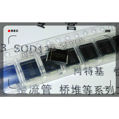

Free Shipping 1000PCS SS510 SMD Schottky Barrier Rectifier Diode 5A 100V DO-214AB/SMC