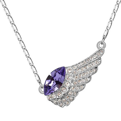 

Crystal from Austrian Angel Fairy Wings Pendant Necklace Best Gift For Friend Fashion Jewelry for women 5420
