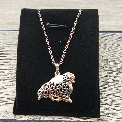 

New Pomeranian Necklace Trendy Style Pomeranian Pendant Necklace Women Fashion Pet Jewellery Animal Dog Jewellery