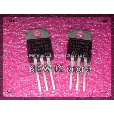 

50PCS L7809CV TO-220 L7809 LM7809 7809 Positive-Voltage Regulators 100% NEW