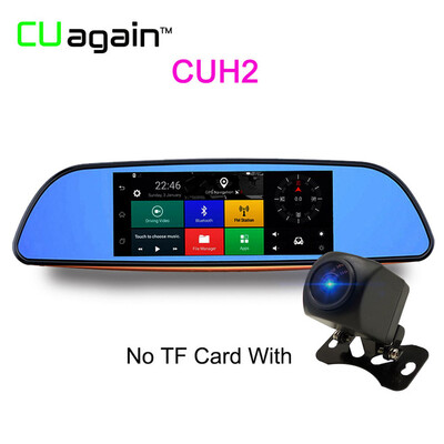 

CUH2 DVR 3G Wifi Ночное видение 7 '' Автомобильная камера GPS Bluetooth Зеркало заднего вида Регистратор видеорегистратора Android для Dash Cam