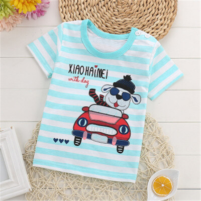 

2018 Cotton Kids T-Shirt Children Summer Short Sleeve T-Shirts For Boys Girls Clothes Baby Boy T Shirt Toddler Tops