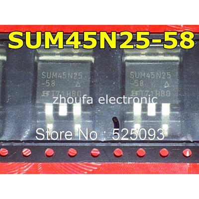 

20pcs/lot SUM45N25-58 SUM45N25