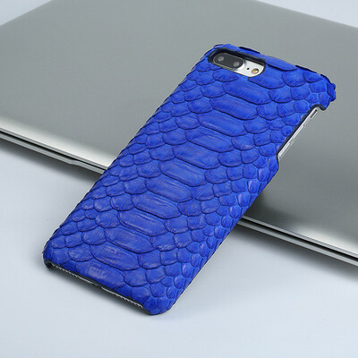 

Genuine Leather Phone Case For iPhone 7 8 Plus Case Natural Python Skin For iPhone 6 6S Plus X Back Cover