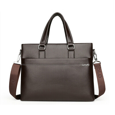 

Fashion Mens Leather Business Briefcase Messenger Shoulder Bag Tote B-fdk6810