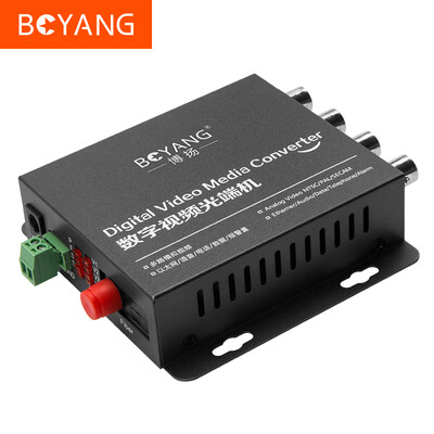 

BOYANG BY-2V video optical transceiver 2-way pure video optical fiber transmission FC interface single mode single fiber 1 pair