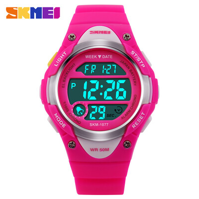 

Kids Digital LCD Rubber Waterproof Sporty Wrist Watch