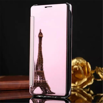 

Samsung Galaxy ON5ON7 2016 Luxury Mirror View Mirror PU Cover Flip Smart Clear Window Phone Case