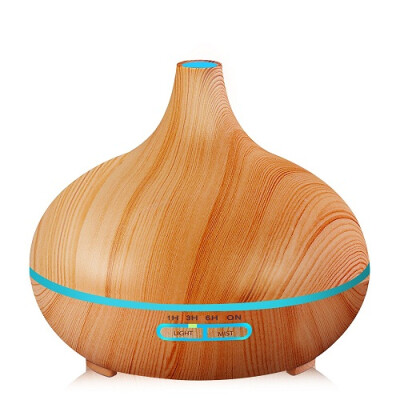 

KBAYBO 300ml Air Humidifier Essential Oil Diffuser wood grain Aromatherapy diffusers Aroma purifier MistMaker led light for Home