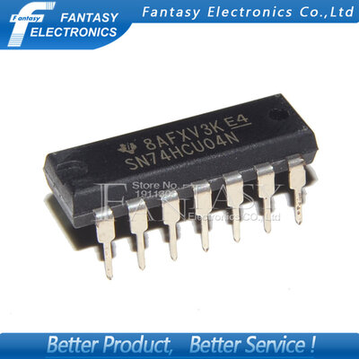 

50PCS SN74HCU04N DIP14 SN74HCU04 DIP 74HCU04N 74HCU04 new&original IC free shipping