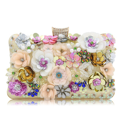 

Milisente Ёенщин цветок вечер сцепления мешок дамы муфты мешки ёенский цветочные Свадебные кошельки