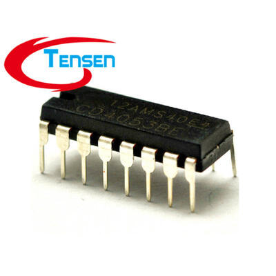 

10Pcs/Lot CD4053BE HCF4053 HEF4053 Triple 2-channel Analog Switches DIP-16 CD Digital IC