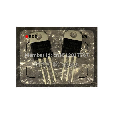 

Free Shipping 10pcs/lot TIP122 Transistor Complementary NPN 100V 5A.TO-220 100% NEW