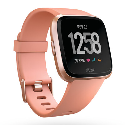 

Fitbit Versa Sports Smart Watch NFC Fitness Waterproof Bluetooth Call Auto Workout Recognition Music Store Caller SMS WeChat Reminder Rose Gold