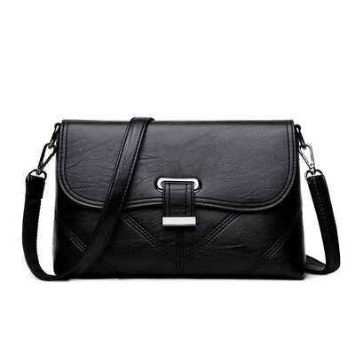 

2018 New Women Shoulder Bags Fashion Tote High Quality Hardware Bag Shoulder Bags Female PU Leather Women Handbag Dame de sac