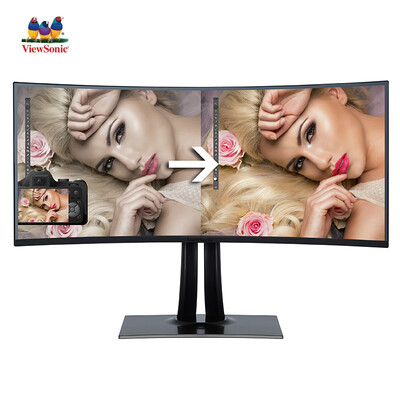 

ViewSonic VP3881 375-inch 219 quasi 4k ultra widescreen curved professional photographic design computer monitor