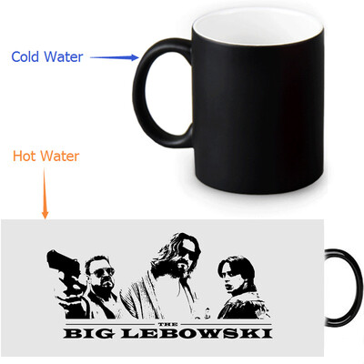 

The Big Lebowski 350ml/12oz Heat Reveal Mug Color Change Coffee Cup Sensitive Morphing Mugs Magic Mug Milk Tea Cups