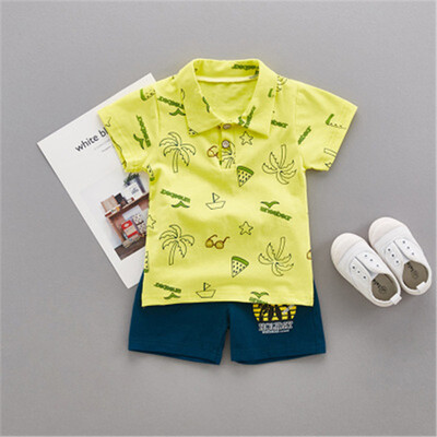 

Boy Clothing Sets Summer Boys Clothes Children Clothing T-shirtShorts Kids Clothes Toddler Boy Outfits Sport Suits