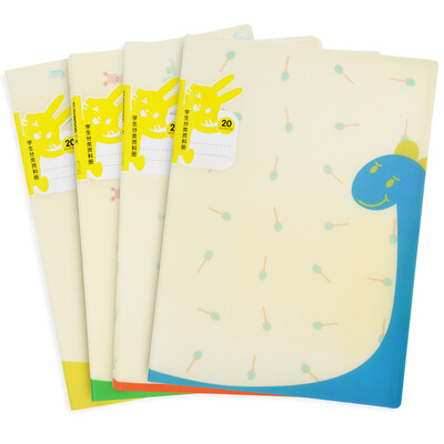 

Miki SUNWOOD A4 Student-specific papers single folder folder ST3931 color random student stationery
