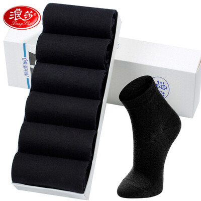 

Langsha socks mens cotton breathable black business spring&autumn mens sports wild tube mens socks casual short socks solid color black 2 dark gray 2 light gray 2