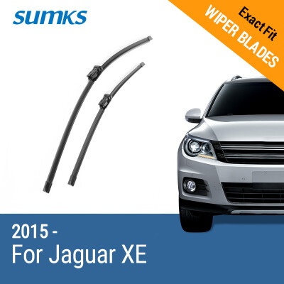 

SUMKS Wiper Blades for Jaguar XE 26"&17" Fit Push Button Arms 2015 2016 2017