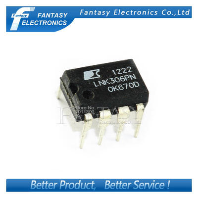 

50PCS LNK306PN DIP8 LNK306P DIP LNK306 new&original IC free shipping