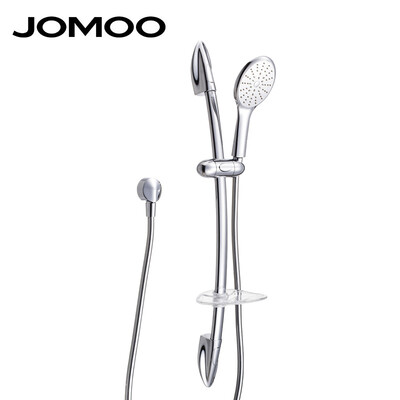 

JOMOO Набор для душа для ванной комнаты Латунь Хром Настенный водостойкий Душевая насадка Асатор со штангой для душа Душевая насадка для мыла
