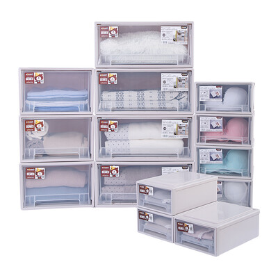 

Straw bear plastic storage cabinet locker single layer can be combined clothing toy chest of drawers medium three