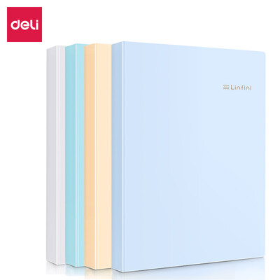 

Deli deli music 4 4 color set information book 40 pages fashion office file book student papers 27017