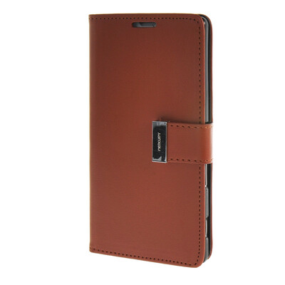

MOONCASE чехол для Sony Xperia T3 Flip Leather Wallet Card Slot Bracket Back Cover Brown